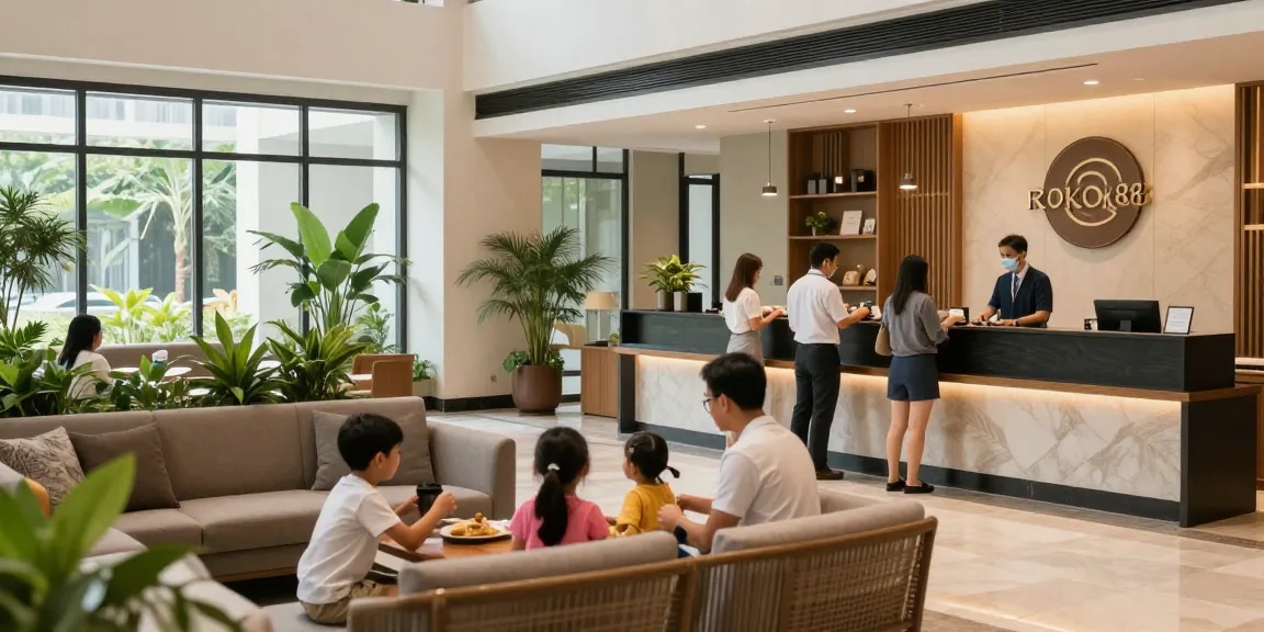 rokok 88 family enjoying comfort at hotel ROKOK88 in Kebayoran Baru Jakarta