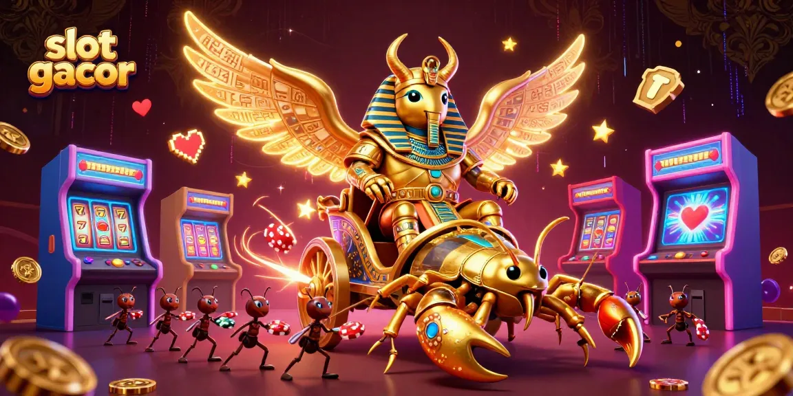 Putaran slot gacor dengan kombinasi karakter 3D dan elemen kasino yang berwarna-warni, menciptakan pengalaman bermain yang menarik.