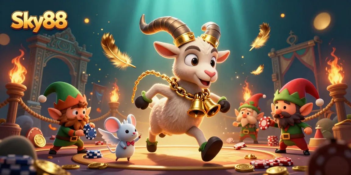 Capture the excitement at Sky88, where gaming thrills and festive fun collide in dazzling action.