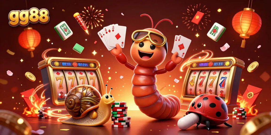 Experience the excitement of gg88 with a vibrant 3D casino scene filled with dynamic characters and elements.