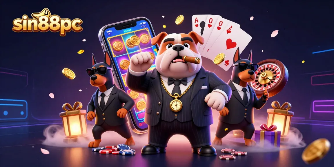 Experience the thrill of sin88pc with a mafia-themed casino atmosphere, vibrant game elements, and high-stakes excitement.