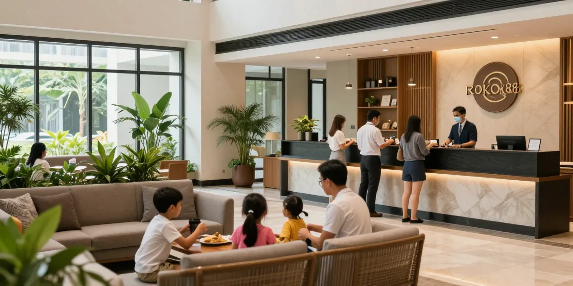 rokok 88 family enjoying comfort at hotel ROKOK88 in Kebayoran Baru Jakarta