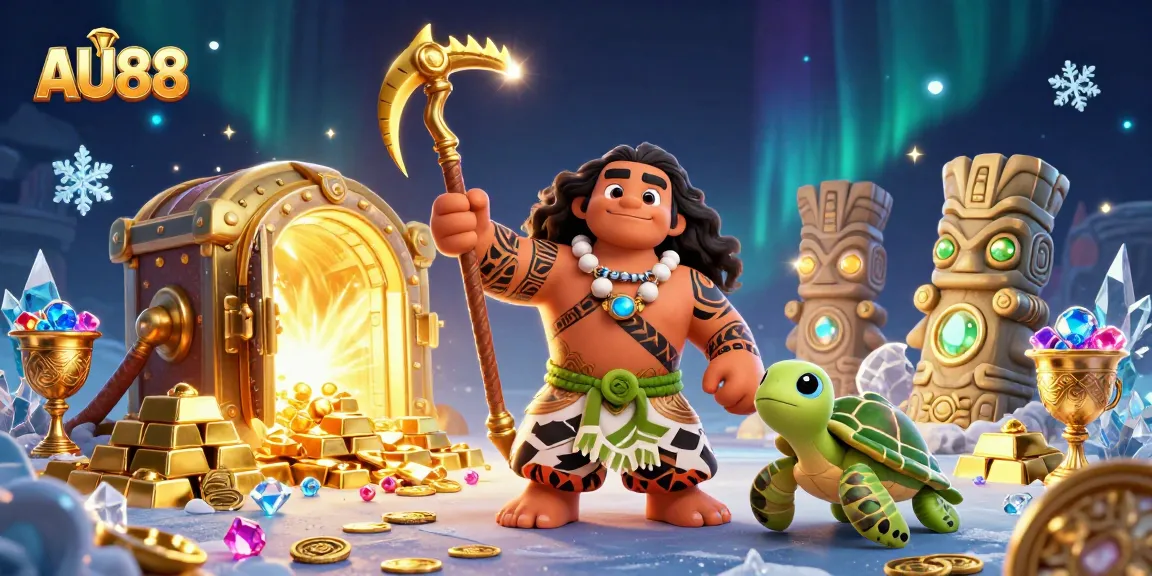 Experience the thrilling animations of AU88 with vibrant characters and dynamic casino elements.